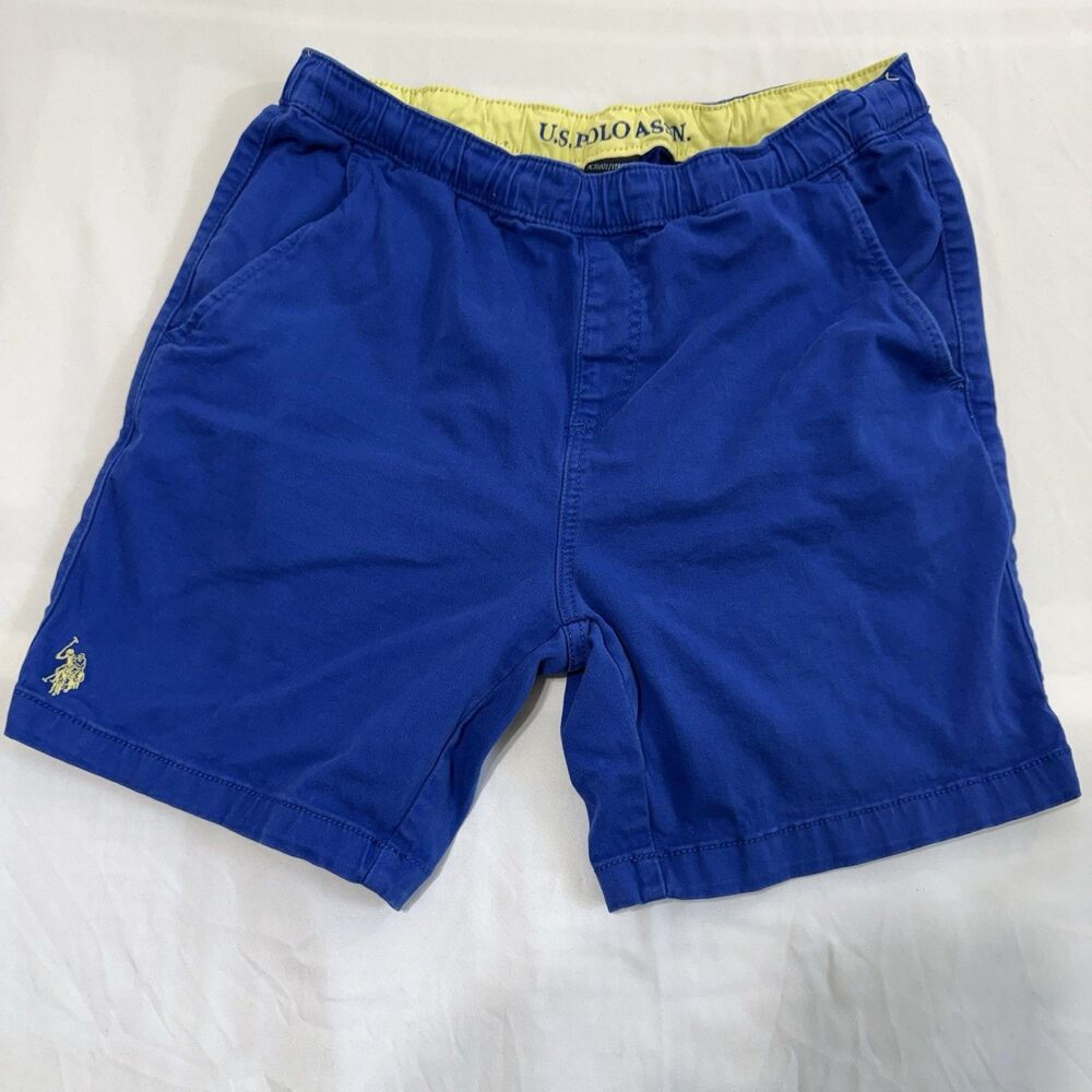 US Polo Assn. Mens Shorts Medium Activate/ Stretch Blue  98% Cotton 2% Spandex
